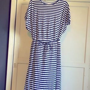 Long casual striped maxi dress size XXL